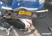 वरोऱ्यातील दत्त मंदिराजवळ तीन वाहनांची जोरदार धडक, दोन जण गंभीर