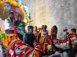 विसापुरात चिमुकलीचे शाही स्वागत