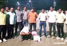 मध्यरात्री नाकाबंदीत ८ किलो गांजा जप्त