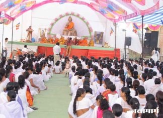 भद्रावतीत बुद्ध जयंतीनिमित्त ‘बुद्धपहाट’ व भव्य धम्म शोभायात्रेचे आयोजन
