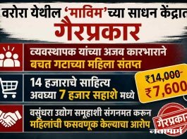 वरोरा येथील ‘माविम’च्या साधन केंद्रात गैरप्रकार