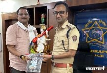 पोलीस अधीक्षक आयुष नोपानी यांचे जिल्हा मध्यवर्ती बँकेचे अध्यक्ष शिंदे यांच्याकडून स्वागत