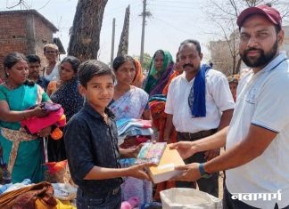 धामणगाव अग्नी तांडवातील पीडितांना भद्रावतीतील सामाजिक संस्थांतर्फे मदतीचा हात!