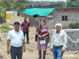 विसापूर हद्दीत शासकीय जागेवरचे बांधकाम साहित्य जप्त