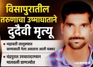 विसापुरातील तरुणाचा उष्माघाताने दुर्दैवी मृत्यू